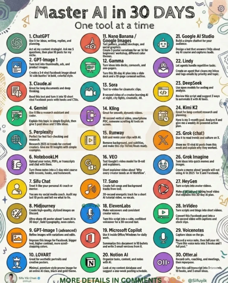 Infographic detailing 20 side hustle ideas to build using ChatGPT in 2026, categorized by content creation, business services, creative projects, and technical support to accelerate earnings.