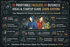 faceless AI business ideas to build profitable income streams in 2026